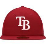 mens tampa bay rays new era cardinal white logo 59fifty fitted hat Collection | Tampa Bay Rays Proshop - Official Rays Jerseys & Caps