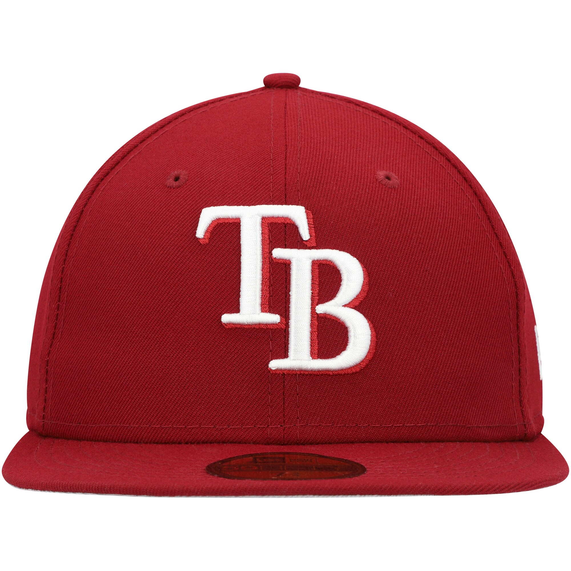 mens tampa bay rays new era cardinal white logo 59fifty fitted hat Collection | Tampa Bay Rays Proshop - Official Rays Jerseys & Caps