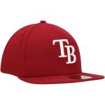 mens tampa bay rays new era cardinal white logo 59fifty fitted hat Collection | Tampa Bay Rays Proshop - Official Rays Jerseys & Caps