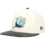 mens tampa bay rays new era cream game night leather visor 59fifty fitted hat Collection | Tampa Bay Rays Proshop - Official Rays Jerseys & Caps
