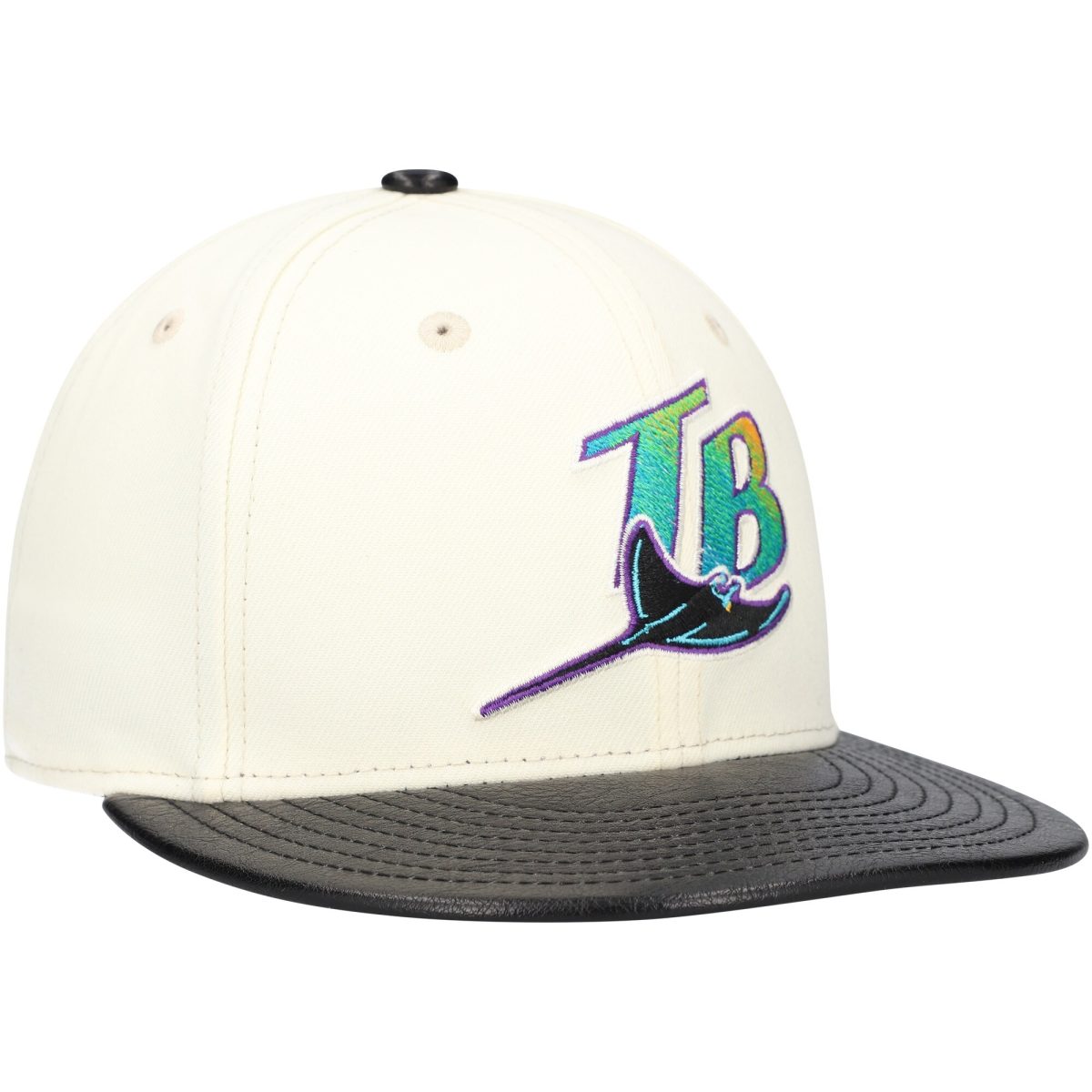 mens tampa bay rays new era cream game night leather visor 59fifty fitted hat Collection | Tampa Bay Rays Proshop - Official Rays Jerseys & Caps