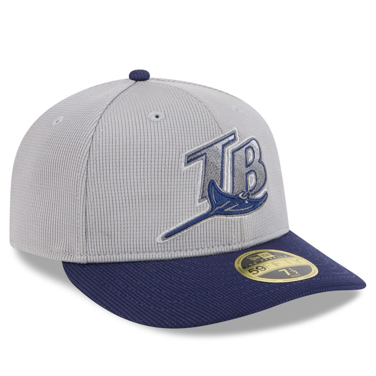 mens tampa bay rays new era graynavy 2025 batting practice low profile 59fifty fitted hat Collection | Tampa Bay Rays Proshop - Official Rays Jerseys & Caps