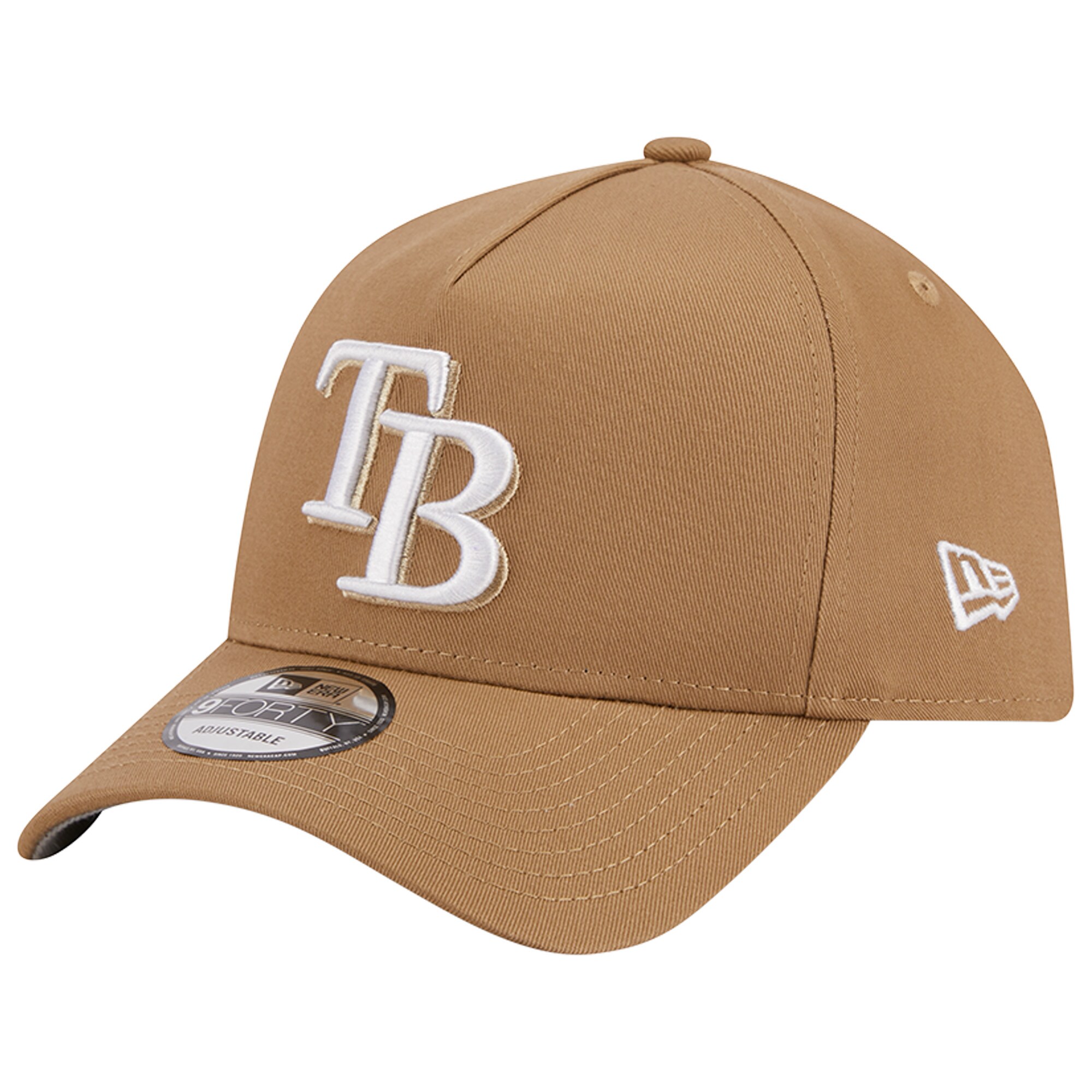 mens tampa bay rays new era khaki a-frame 9forty adjustable hat Collection | Tampa Bay Rays Proshop - Official Rays Jerseys & Caps