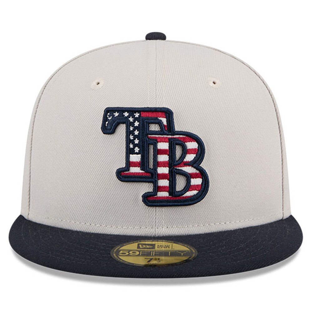mens tampa bay rays new era khakiblack 2024 fourth of july 59fifty fitted hat Collection | Tampa Bay Rays Proshop - Official Rays Jerseys & Caps