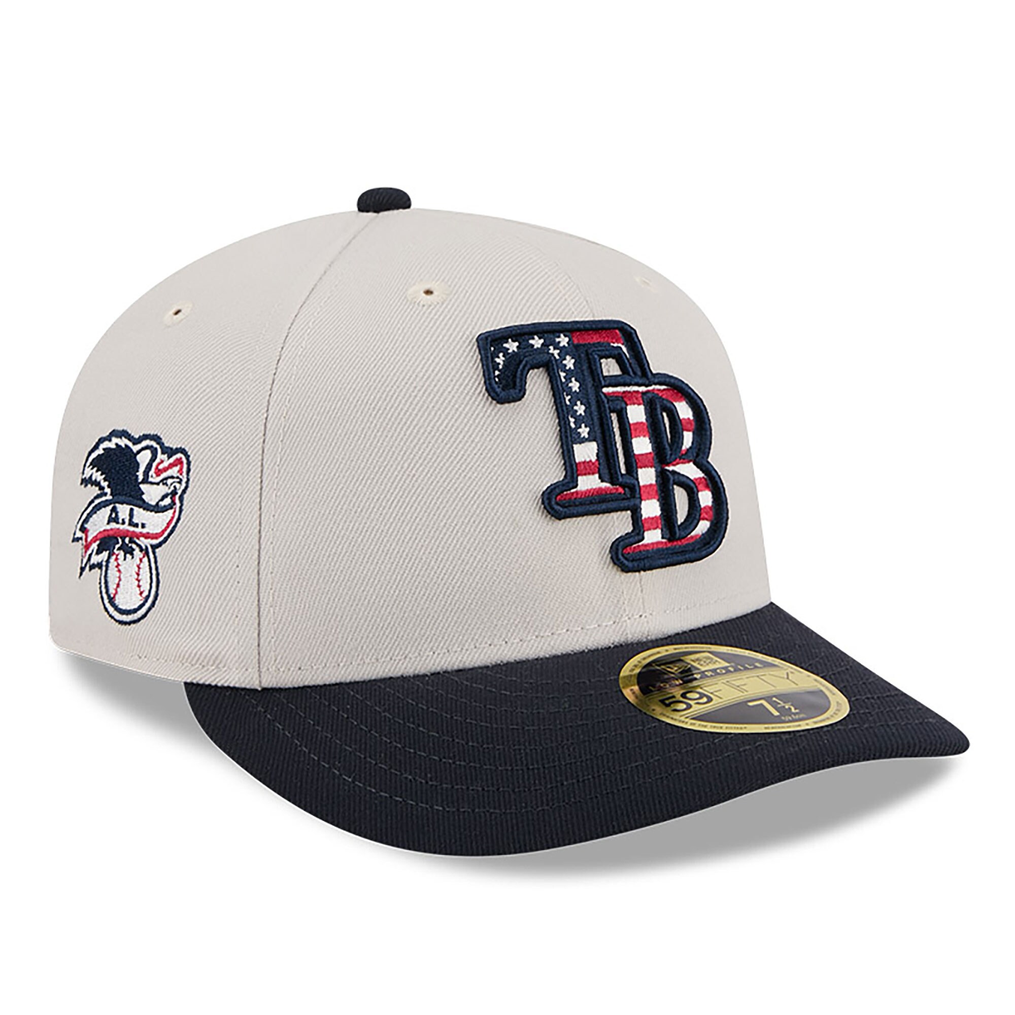 mens tampa bay rays new era khakiblack 2024 fourth of july low profile 59fifty fitted hat Collection | Tampa Bay Rays Proshop - Official Rays Jerseys & Caps