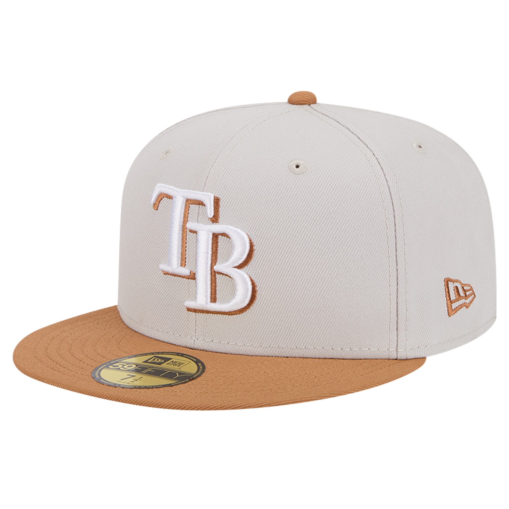 mens tampa bay rays new era khakibrown two-tone color pack 59fifty fitted hat Collection | Tampa Bay Rays Proshop - Official Rays Jerseys & Caps