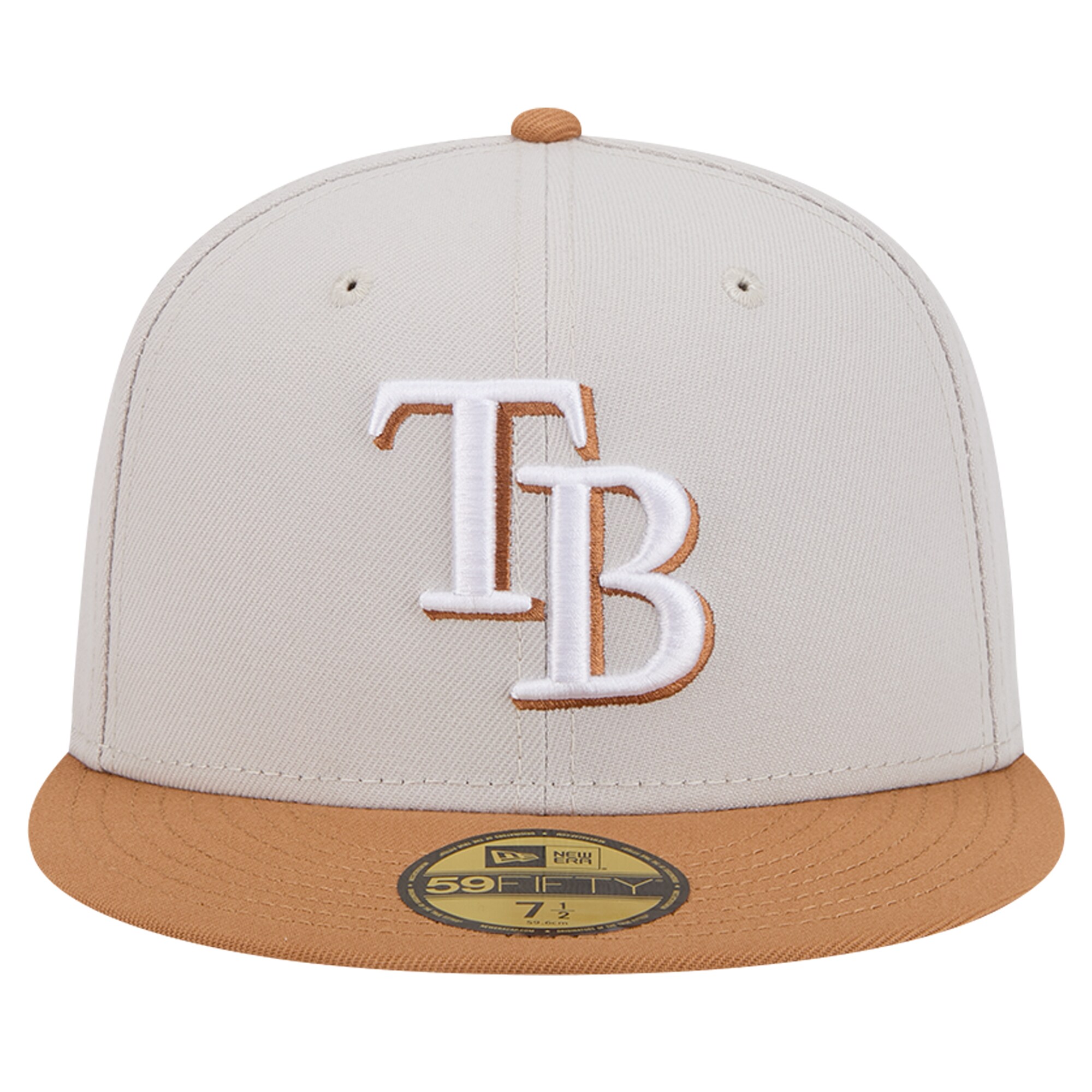 mens tampa bay rays new era khakibrown two-tone color pack 59fifty fitted hat Collection | Tampa Bay Rays Proshop - Official Rays Jerseys & Caps