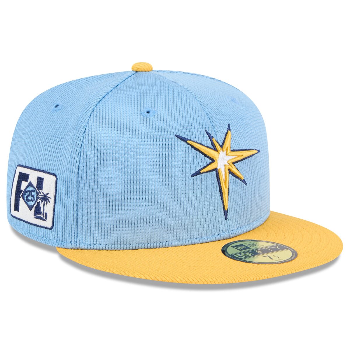 mens tampa bay rays new era light bluegold 2025 spring training 59fifty fitted hat Collection | Tampa Bay Rays Proshop - Official Rays Jerseys & Caps