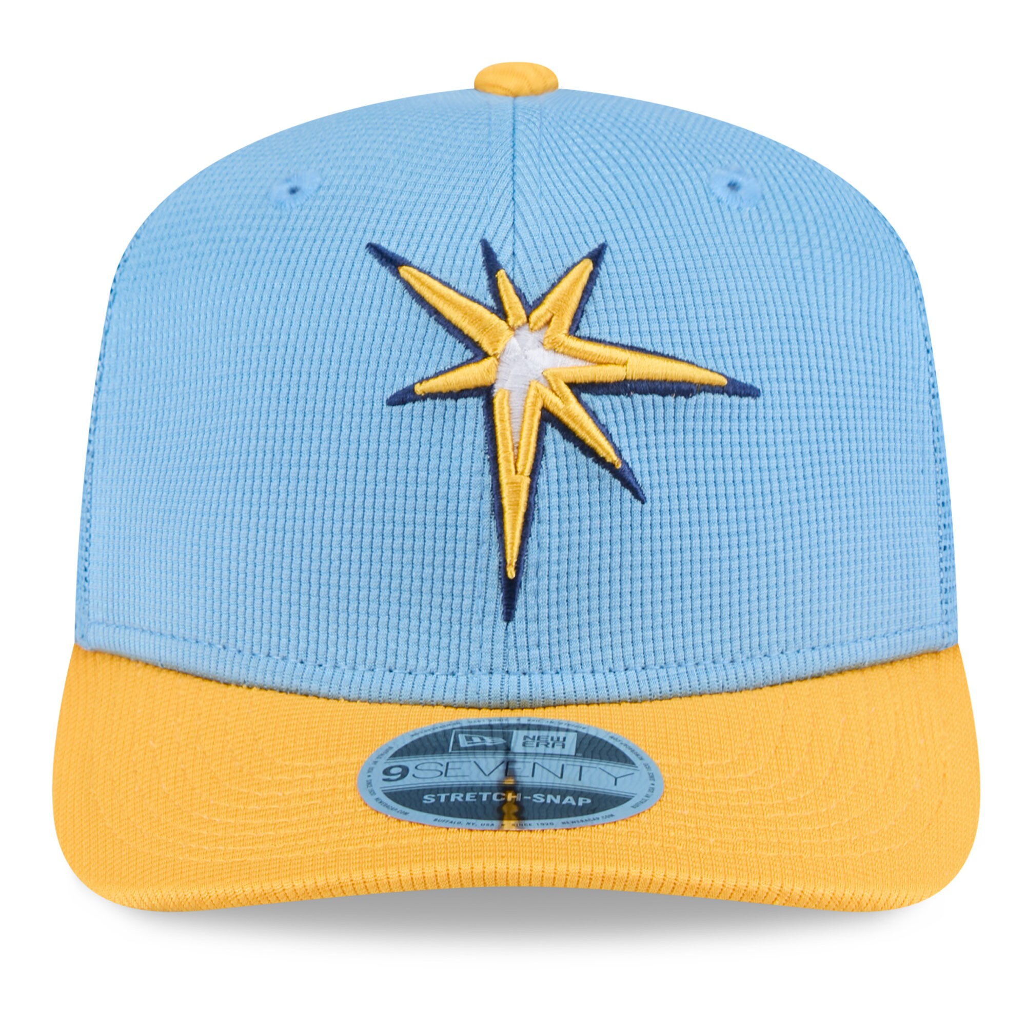 mens tampa bay rays new era light bluegold 2025 spring training 9seventy stretch-snap trucker hat Collection | Tampa Bay Rays Proshop - Official Rays Jerseys & Caps