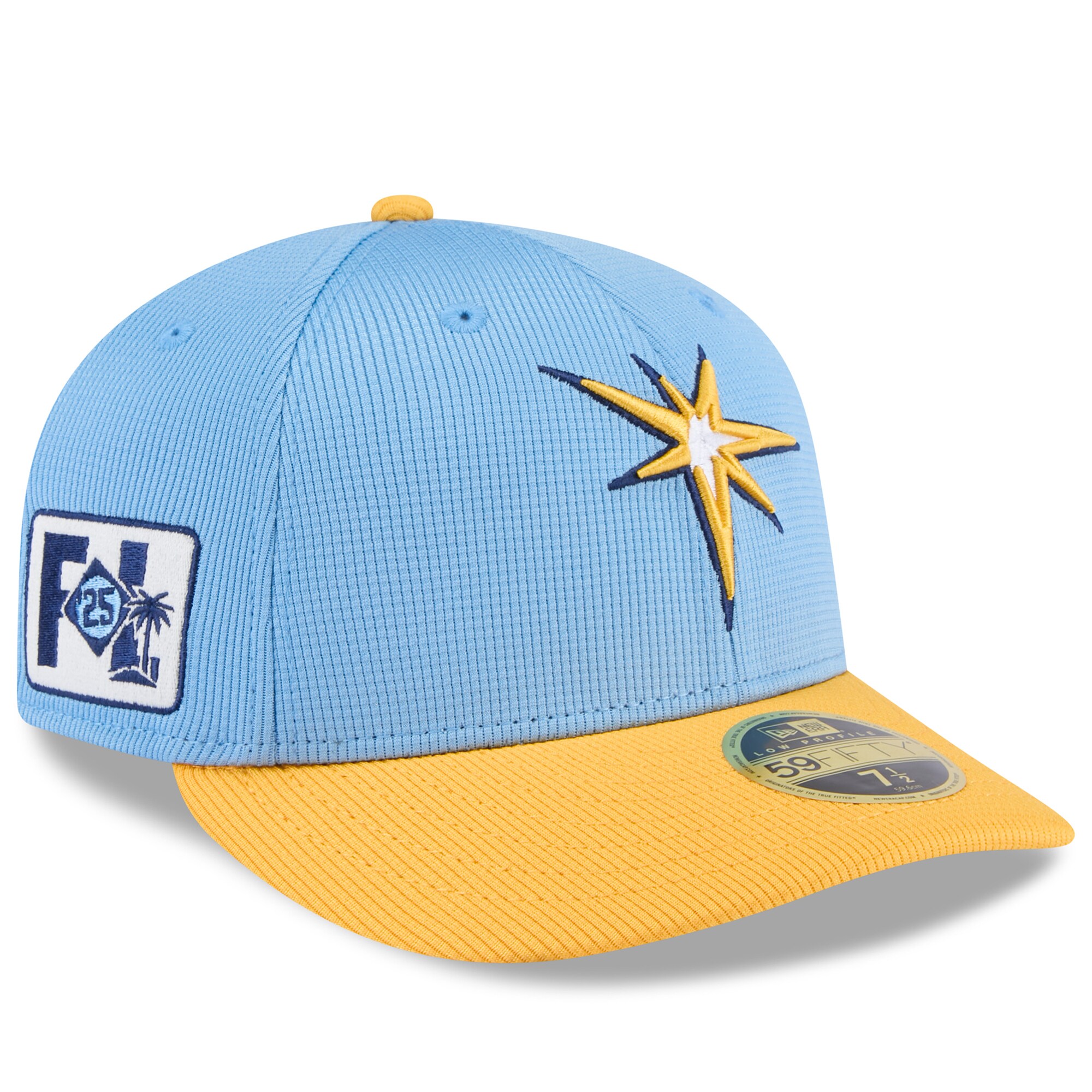 mens tampa bay rays new era light bluegold 2025 spring training low profile 59fifty fitted hat Collection | Tampa Bay Rays Proshop - Official Rays Jerseys & Caps