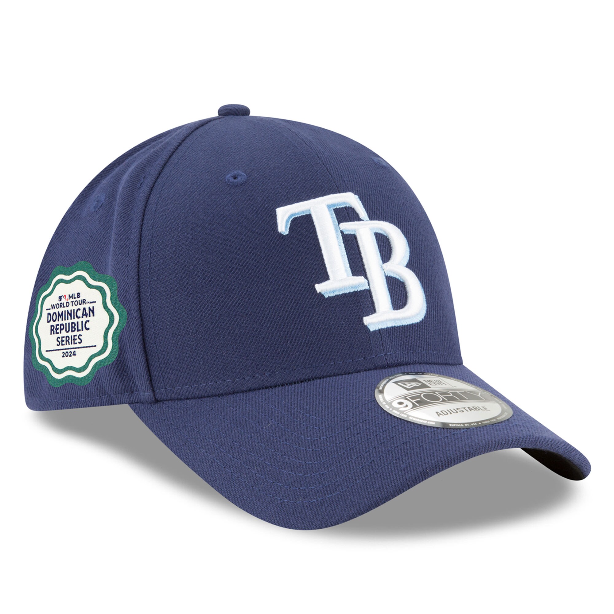 mens tampa bay rays new era navy 2024 mlb world tour dominican republic series 9forty adjustable hat Collection | Tampa Bay Rays Proshop - Official Rays Jerseys & Caps
