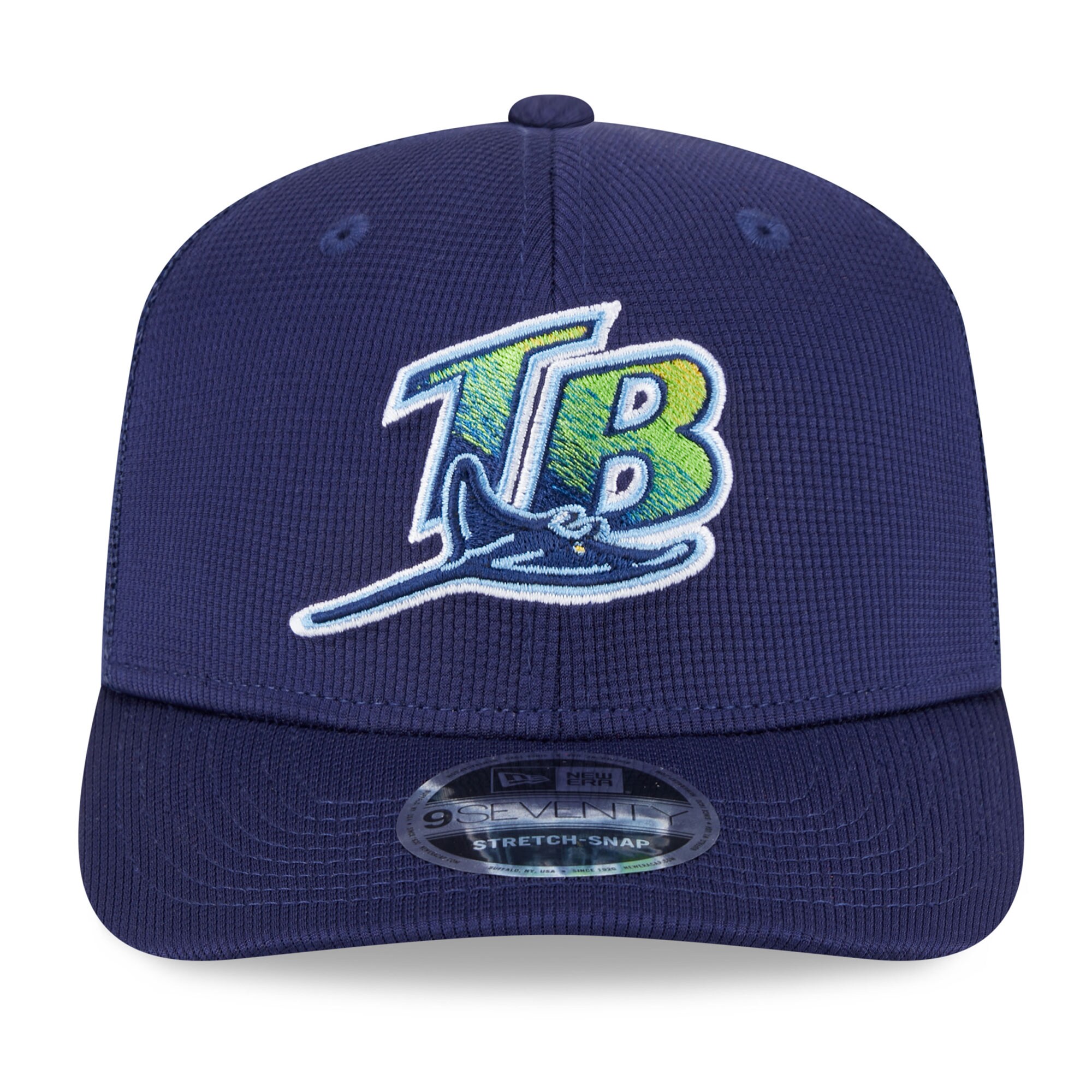 mens tampa bay rays new era navy 2025 batting practice 9seventy stretch-snap trucker hat Collection | Tampa Bay Rays Proshop - Official Rays Jerseys & Caps