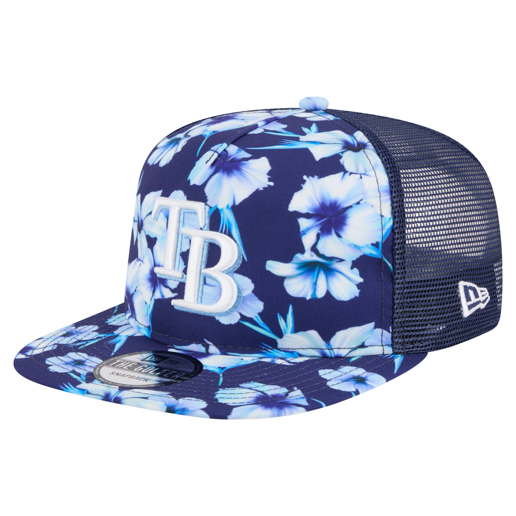 mens tampa bay rays new era navy adventure pattern golfer trucker snapback hat Collection | Tampa Bay Rays Proshop - Official Rays Jerseys & Caps