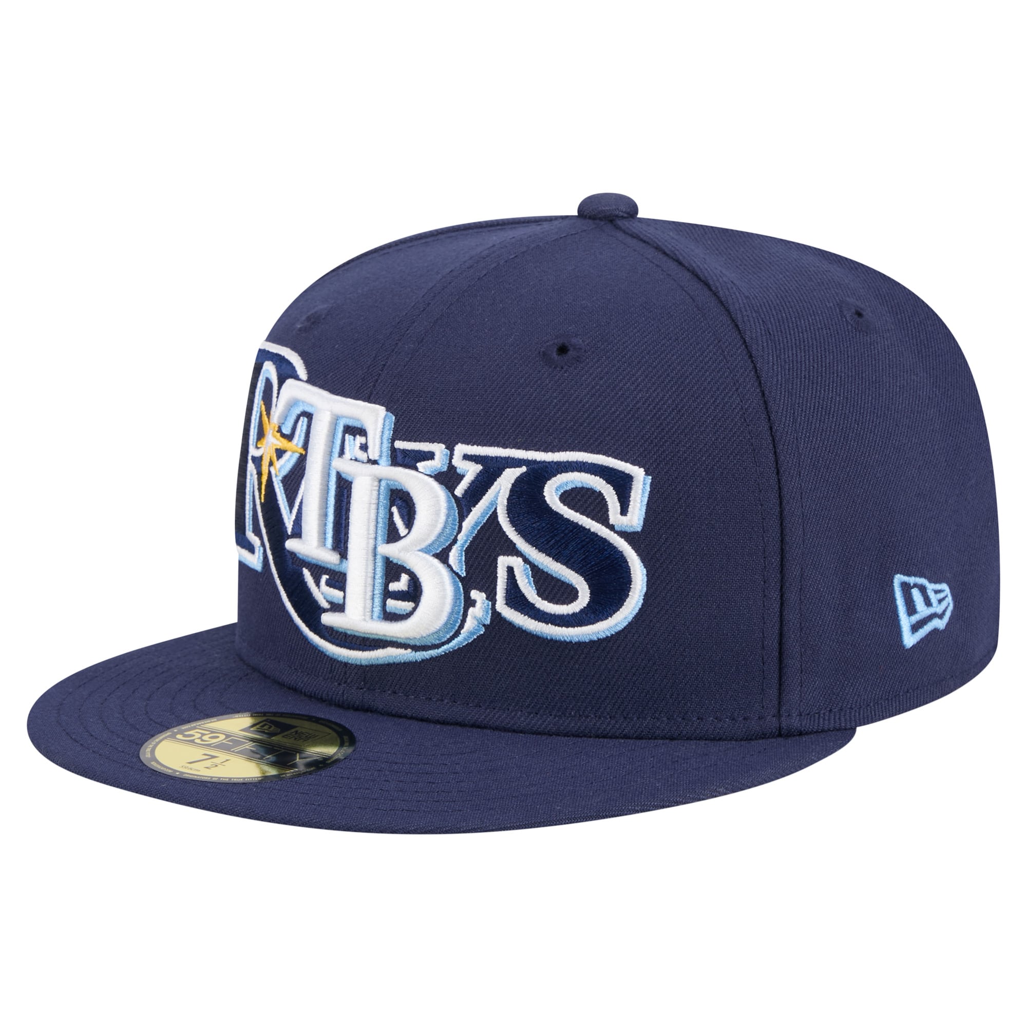 mens tampa bay rays new era navy overlap 59fifty fitted hat Collection | Tampa Bay Rays Proshop - Official Rays Jerseys & Caps
