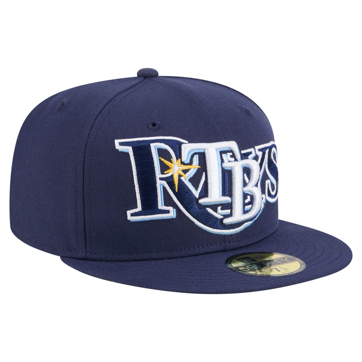 mens tampa bay rays new era navy overlap 59fifty fitted hat Collection | Tampa Bay Rays Proshop - Official Rays Jerseys & Caps