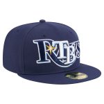 mens tampa bay rays new era navy overlap 59fifty fitted hat Collection | Tampa Bay Rays Proshop - Official Rays Jerseys & Caps