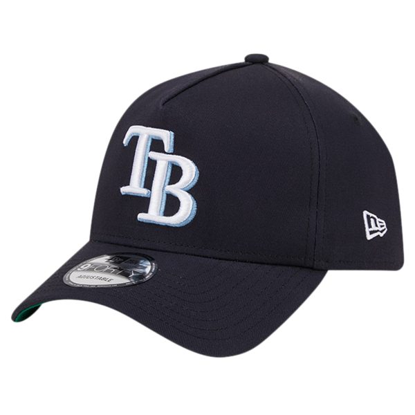 mens tampa bay rays new era navy team color a-frame 9forty adjustable hat Collection | Tampa Bay Rays Proshop - Official Rays Jerseys & Caps