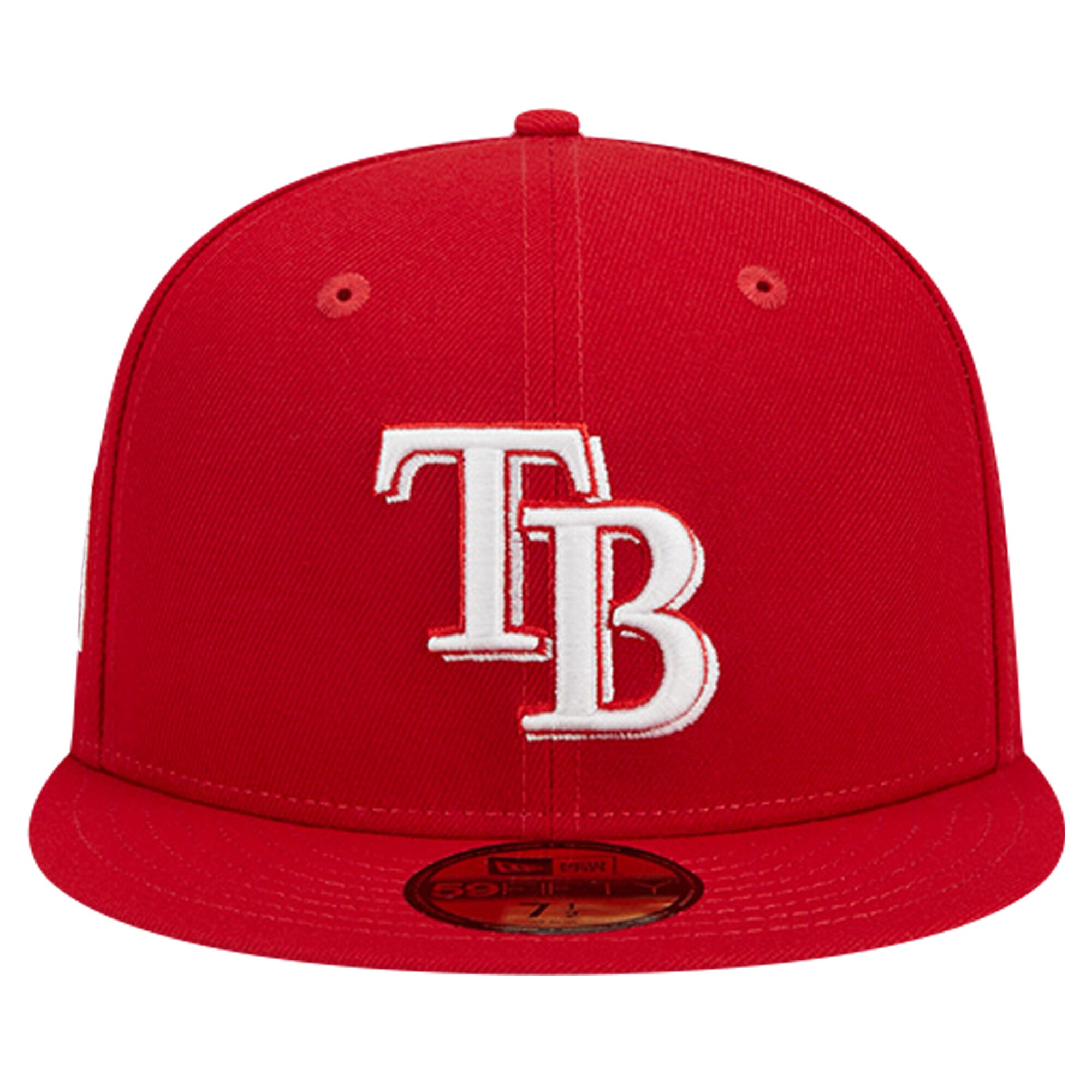 mens tampa bay rays new era red logo 59fifty fitted hat Collection | Tampa Bay Rays Proshop - Official Rays Jerseys & Caps