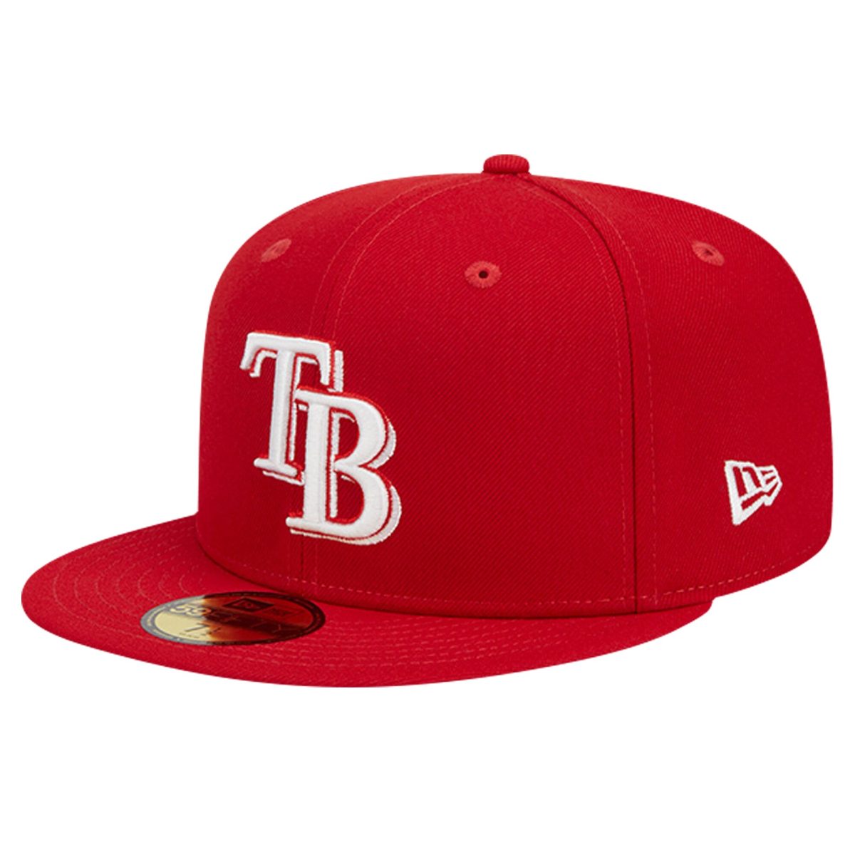 mens tampa bay rays new era red logo 59fifty fitted hat Collection | Tampa Bay Rays Proshop - Official Rays Jerseys & Caps