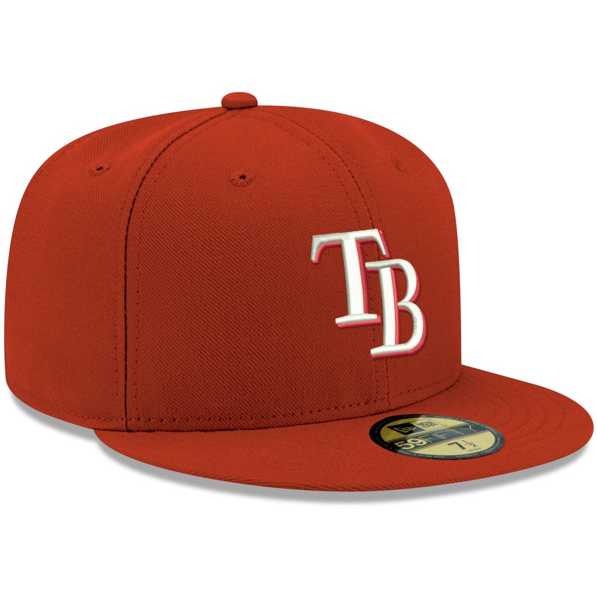 mens tampa bay rays new era red white logo 59fifty fitted hat Collection | Tampa Bay Rays Proshop - Official Rays Jerseys & Caps