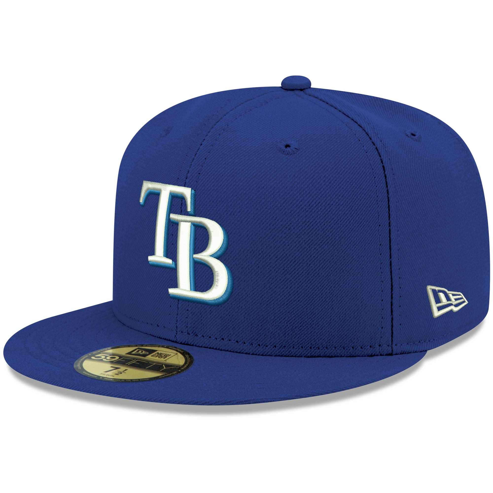 mens tampa bay rays new era royal white logo 59fifty fitted hat Collection | Tampa Bay Rays Proshop - Official Rays Jerseys & Caps