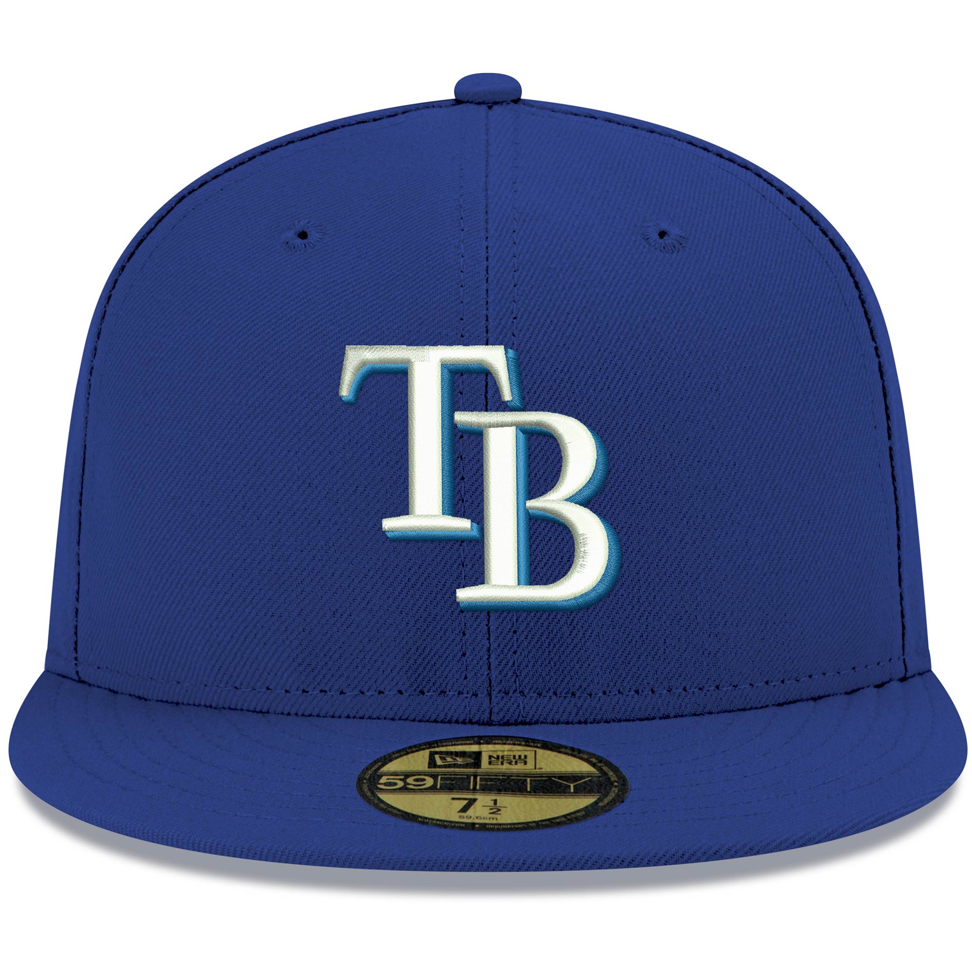 mens tampa bay rays new era royal white logo 59fifty fitted hat Collection | Tampa Bay Rays Proshop - Official Rays Jerseys & Caps