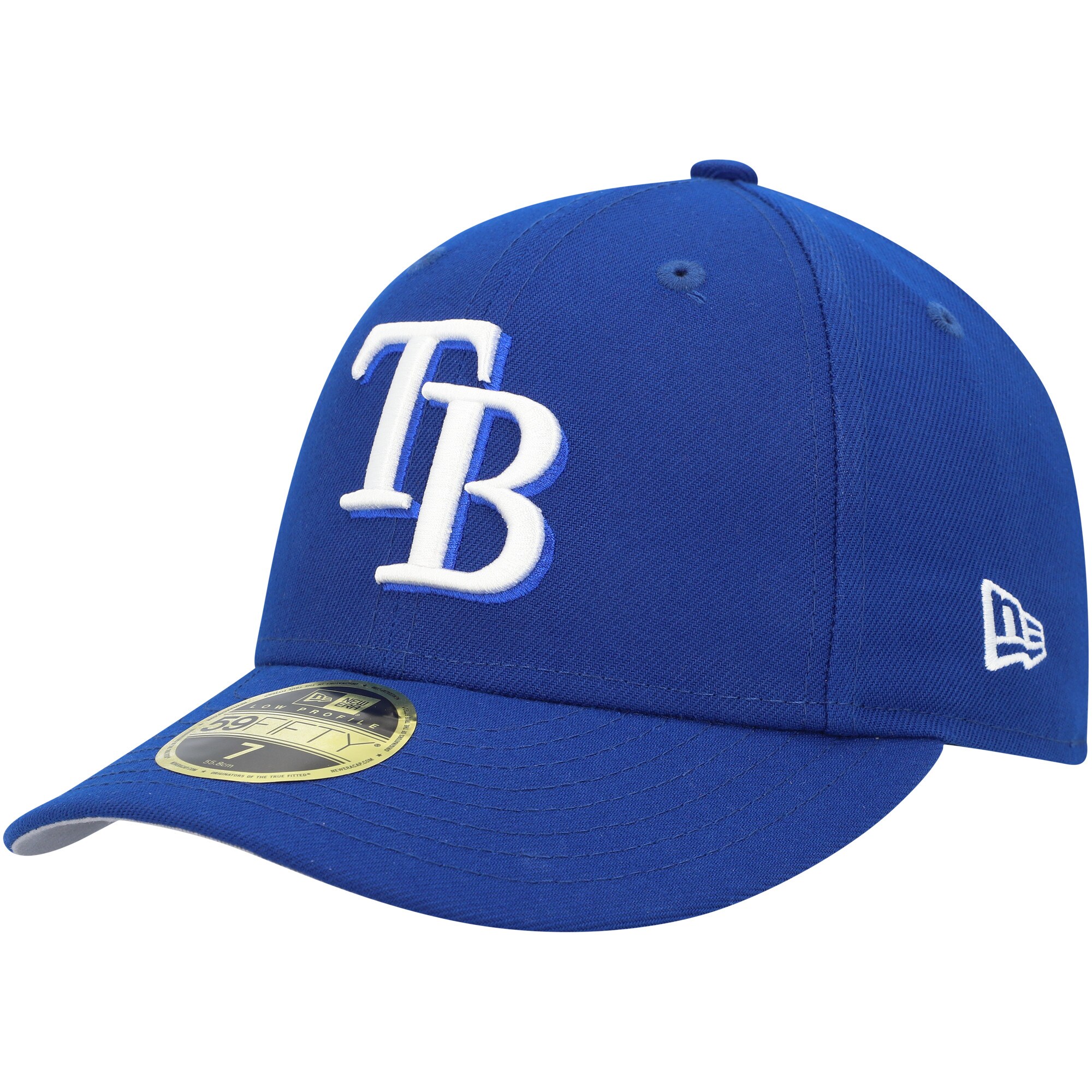 mens tampa bay rays new era royal white logo low profile 59fifty fitted hat Collection | Tampa Bay Rays Proshop - Official Rays Jerseys & Caps