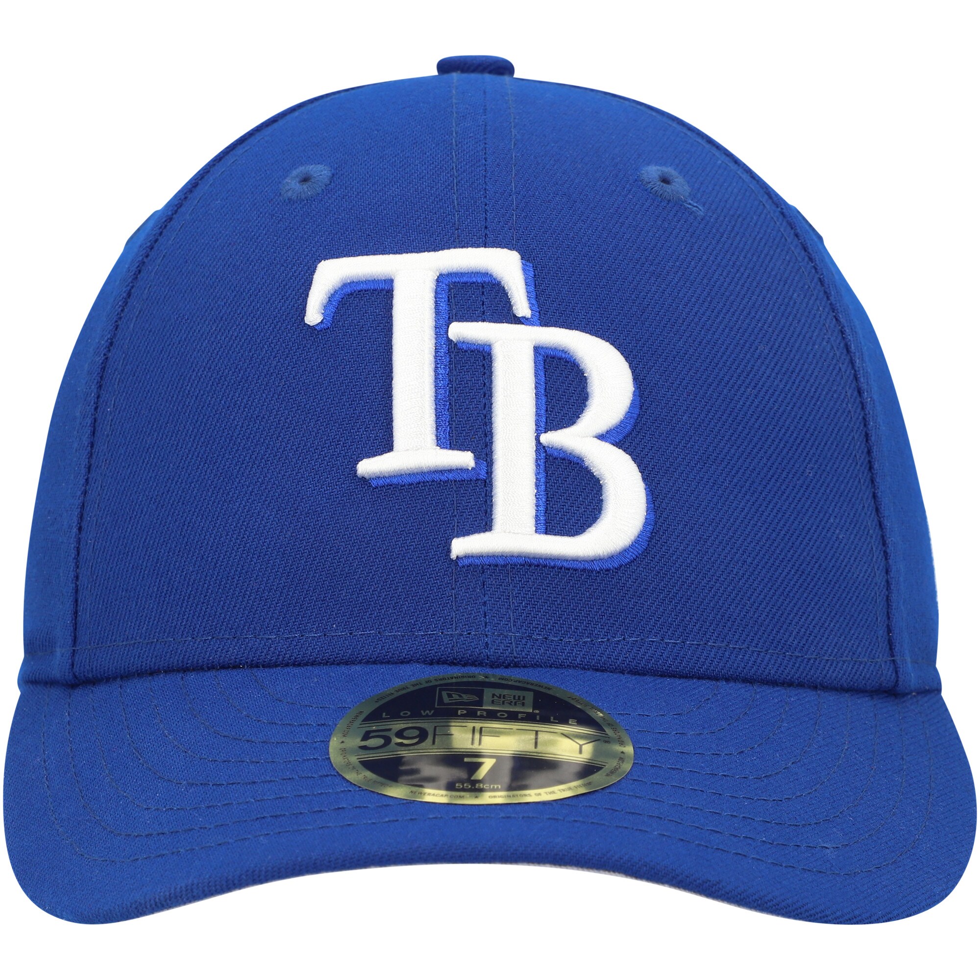 mens tampa bay rays new era royal white logo low profile 59fifty fitted hat Collection | Tampa Bay Rays Proshop - Official Rays Jerseys & Caps