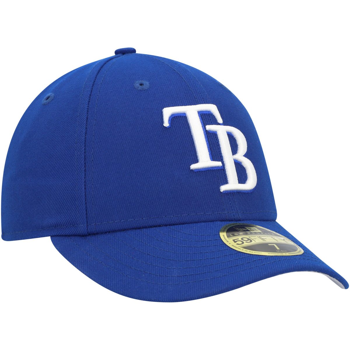 mens tampa bay rays new era royal white logo low profile 59fifty fitted hat Collection | Tampa Bay Rays Proshop - Official Rays Jerseys & Caps