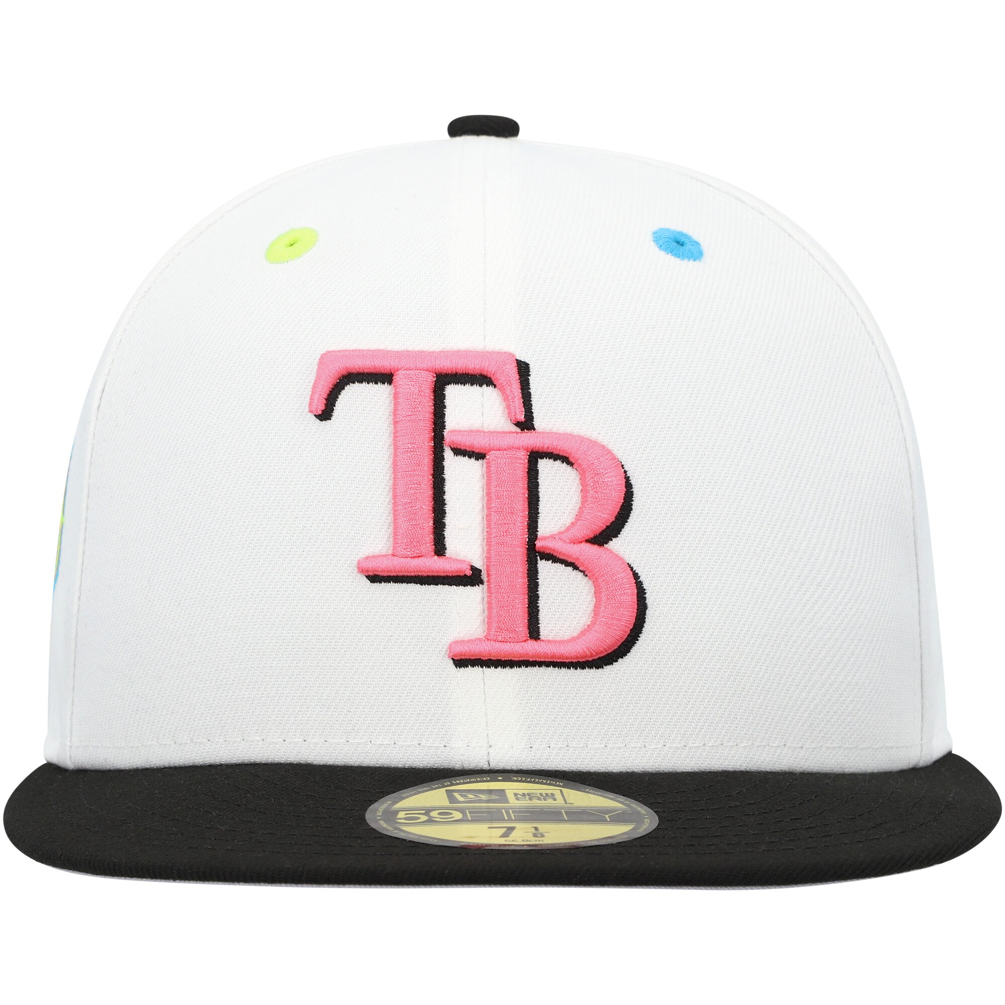 mens tampa bay rays new era white neon eye 59fifty fitted hat Collection | Tampa Bay Rays Proshop - Official Rays Jerseys & Caps
