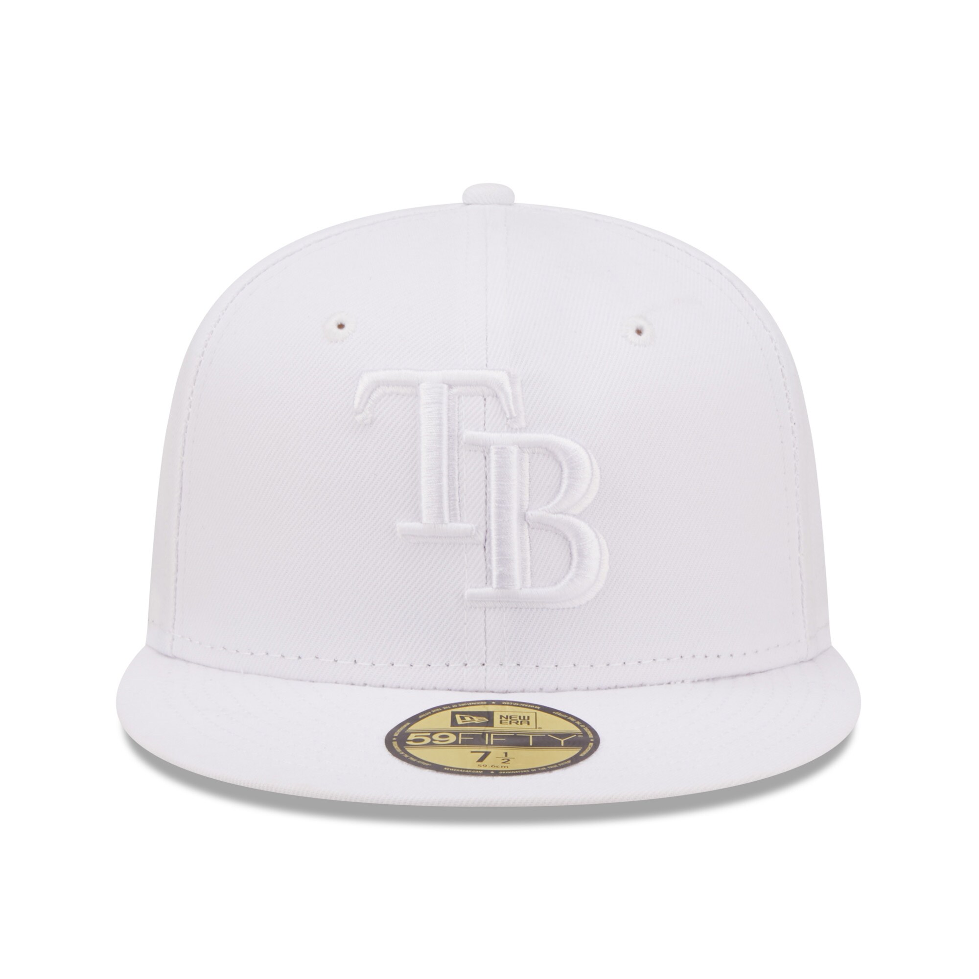 mens tampa bay rays new era white on white 59fifty fitted hat Collection | Tampa Bay Rays Proshop - Official Rays Jerseys & Caps