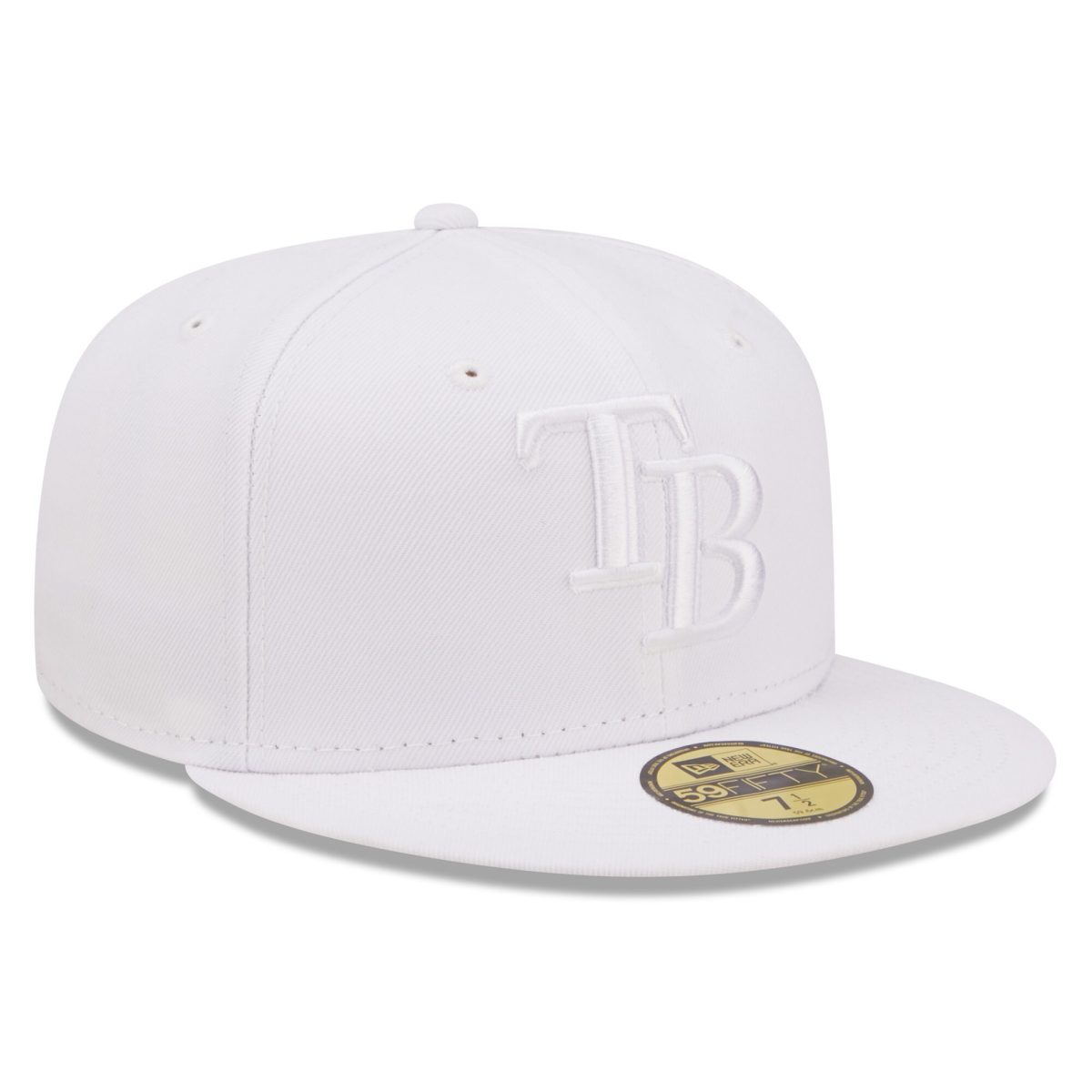 mens tampa bay rays new era white on white 59fifty fitted hat Collection | Tampa Bay Rays Proshop - Official Rays Jerseys & Caps