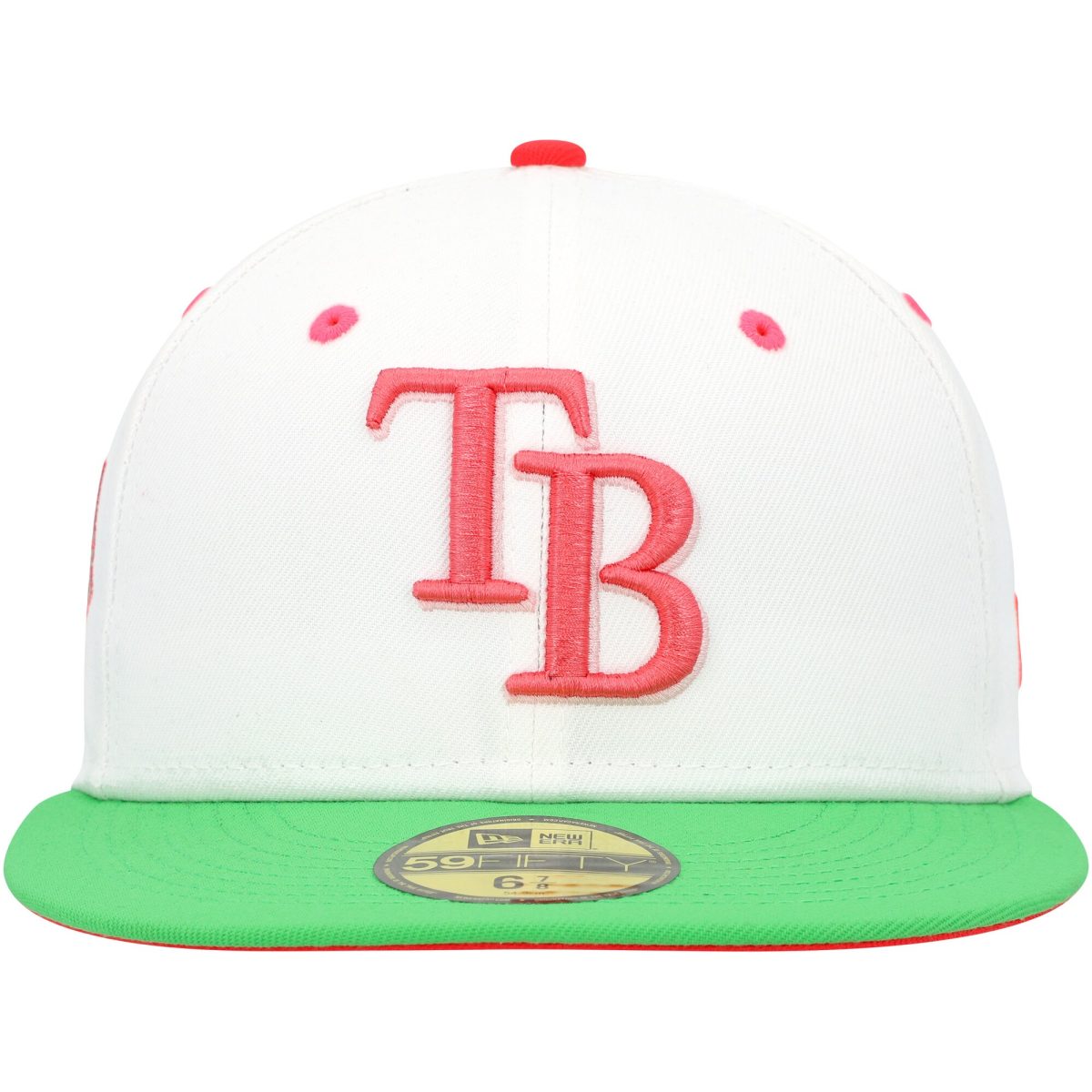 mens tampa bay rays new era whitegreen 20th anniversary watermelon lolli 59fifty fitted hat Collection | Tampa Bay Rays Proshop - Official Rays Jerseys & Caps