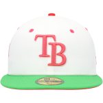 mens tampa bay rays new era whitegreen 20th anniversary watermelon lolli 59fifty fitted hat Collection | Tampa Bay Rays Proshop - Official Rays Jerseys & Caps