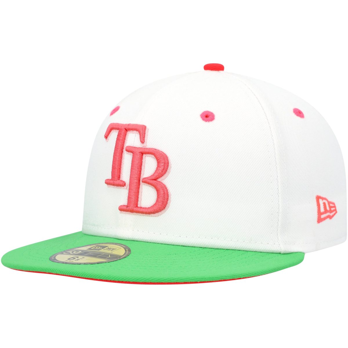 mens tampa bay rays new era whitegreen 20th anniversary watermelon lolli 59fifty fitted hat Collection | Tampa Bay Rays Proshop - Official Rays Jerseys & Caps