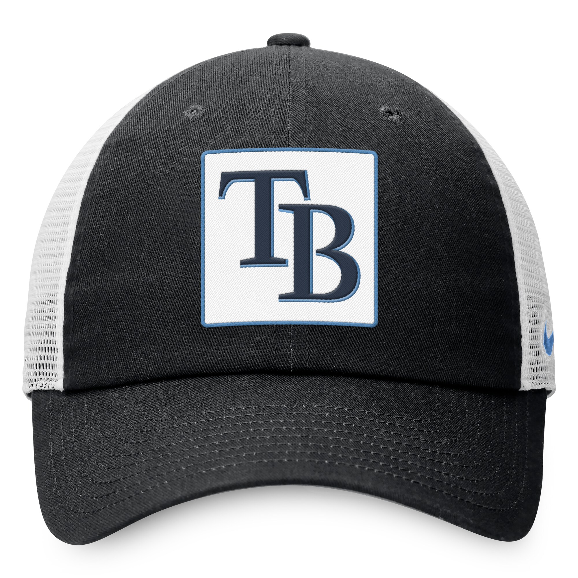 mens tampa bay rays nike black rise adjustable trucker hat Collection | Tampa Bay Rays Proshop - Official Rays Jerseys & Caps