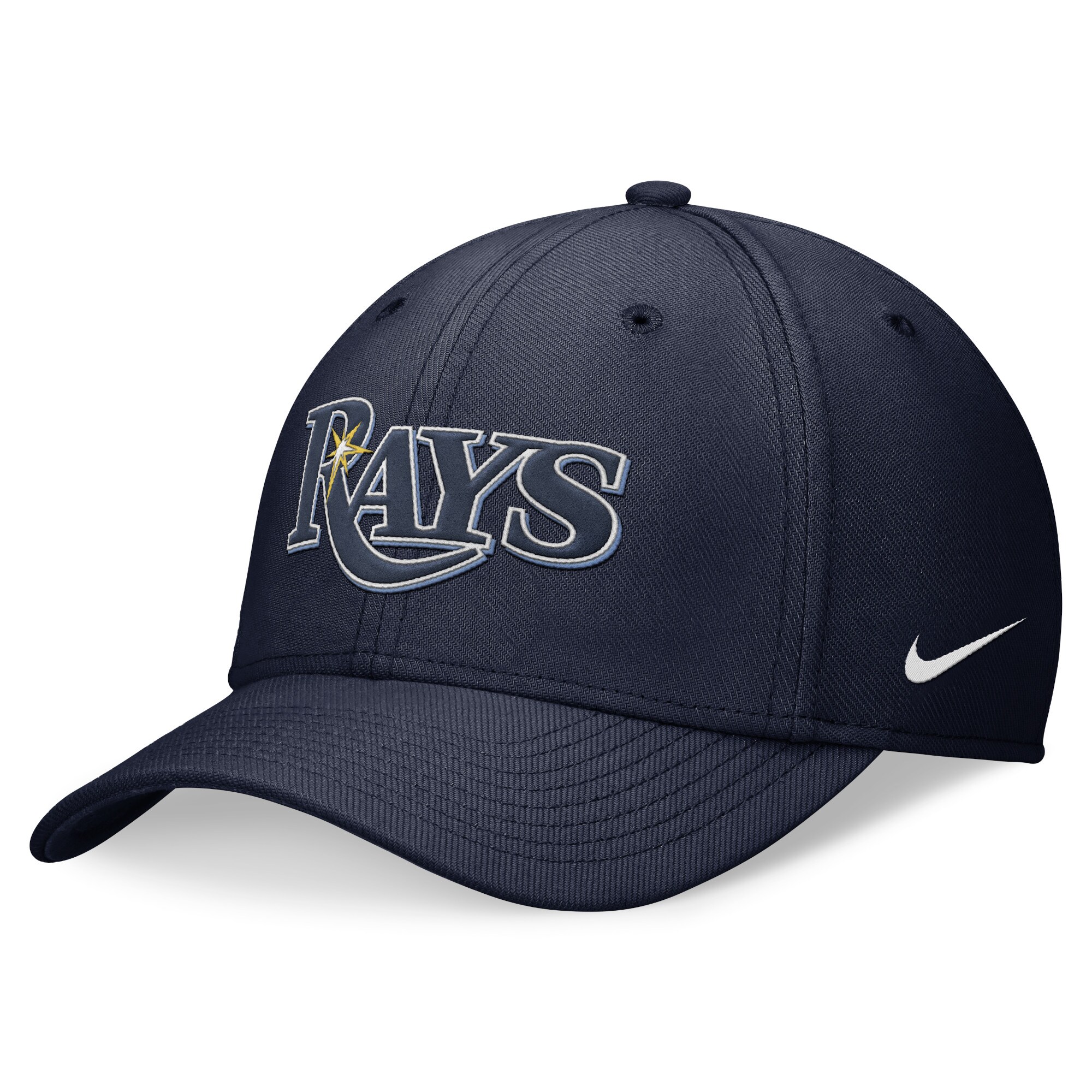 mens tampa bay rays nike navy primetime performance swooshflex hat Collection | Tampa Bay Rays Proshop - Official Rays Jerseys & Caps