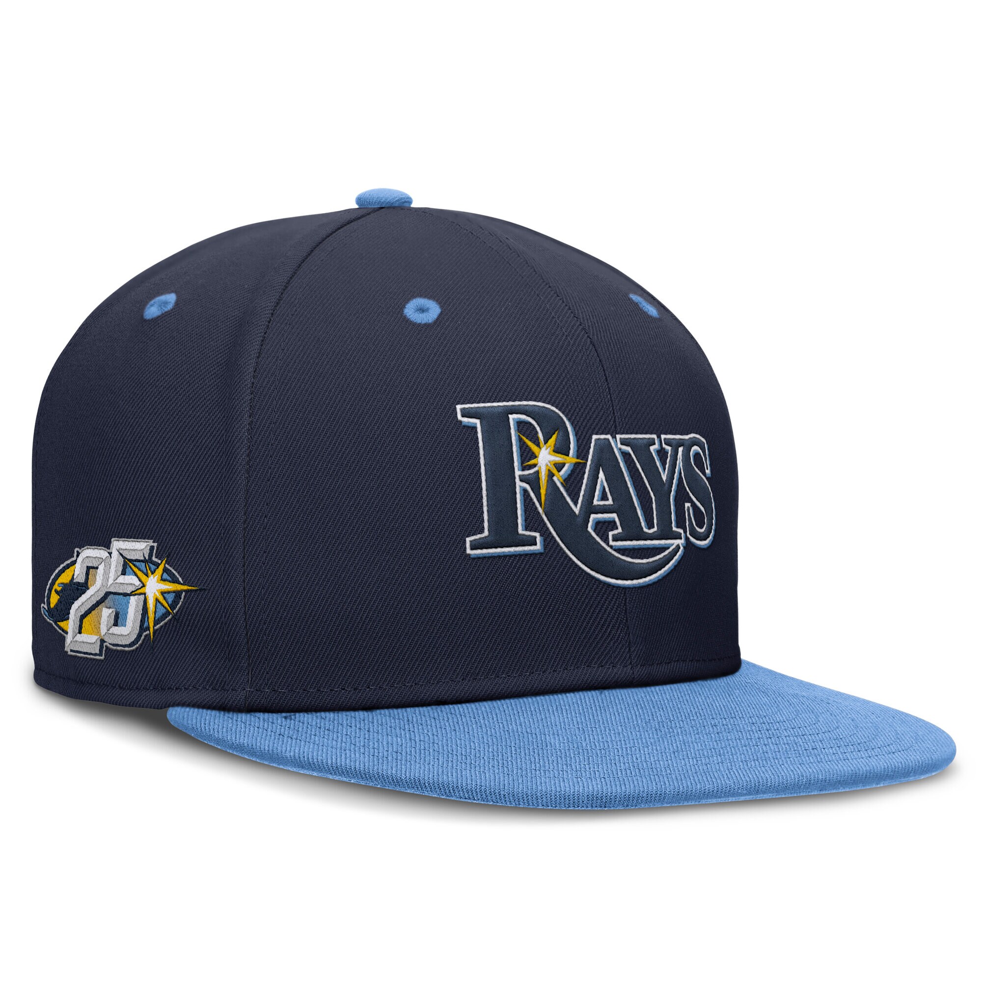 mens tampa bay rays nike navylight blue 25th anniversary true primetime two-tone performance fitted hat Collection | Tampa Bay Rays Proshop - Official Rays Jerseys & Caps