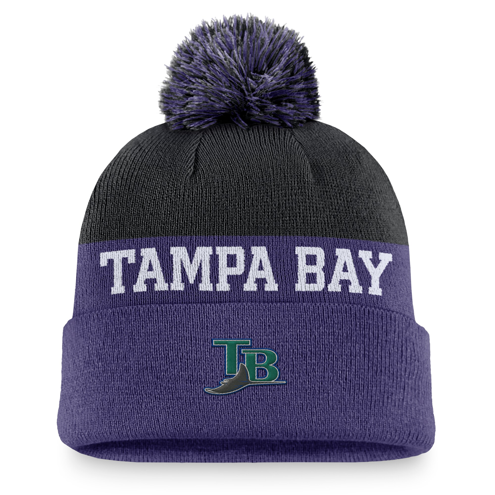 mens tampa bay rays nike purple rewind peak cuffed knit hat with pom Collection | Tampa Bay Rays Proshop - Official Rays Jerseys & Caps