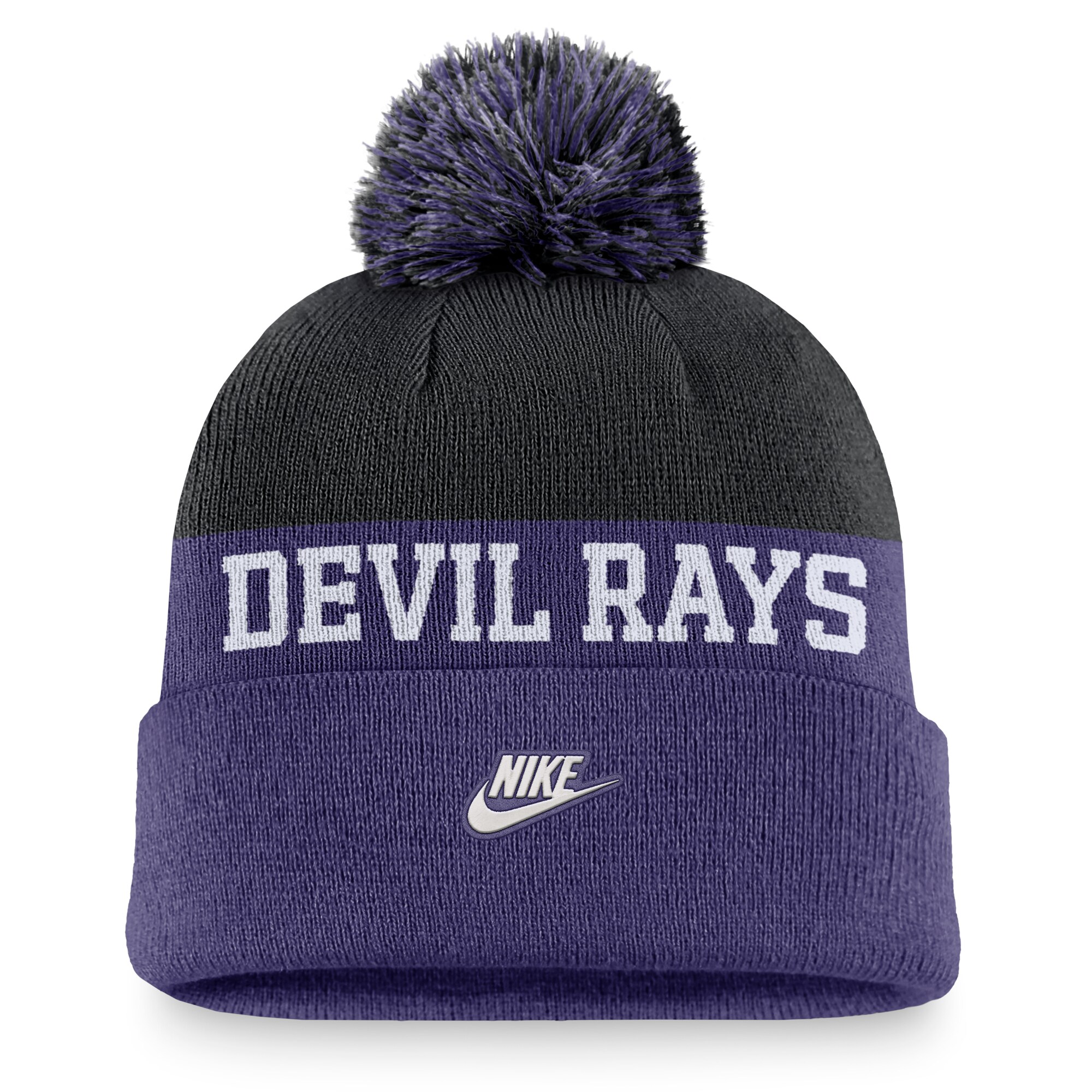 mens tampa bay rays nike purple rewind peak cuffed knit hat with pom Collection | Tampa Bay Rays Proshop - Official Rays Jerseys & Caps