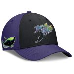 mens tampa bay rays nike purpleblack rise swoosh performance flex hat Collection | Tampa Bay Rays Proshop - Official Rays Jerseys & Caps
