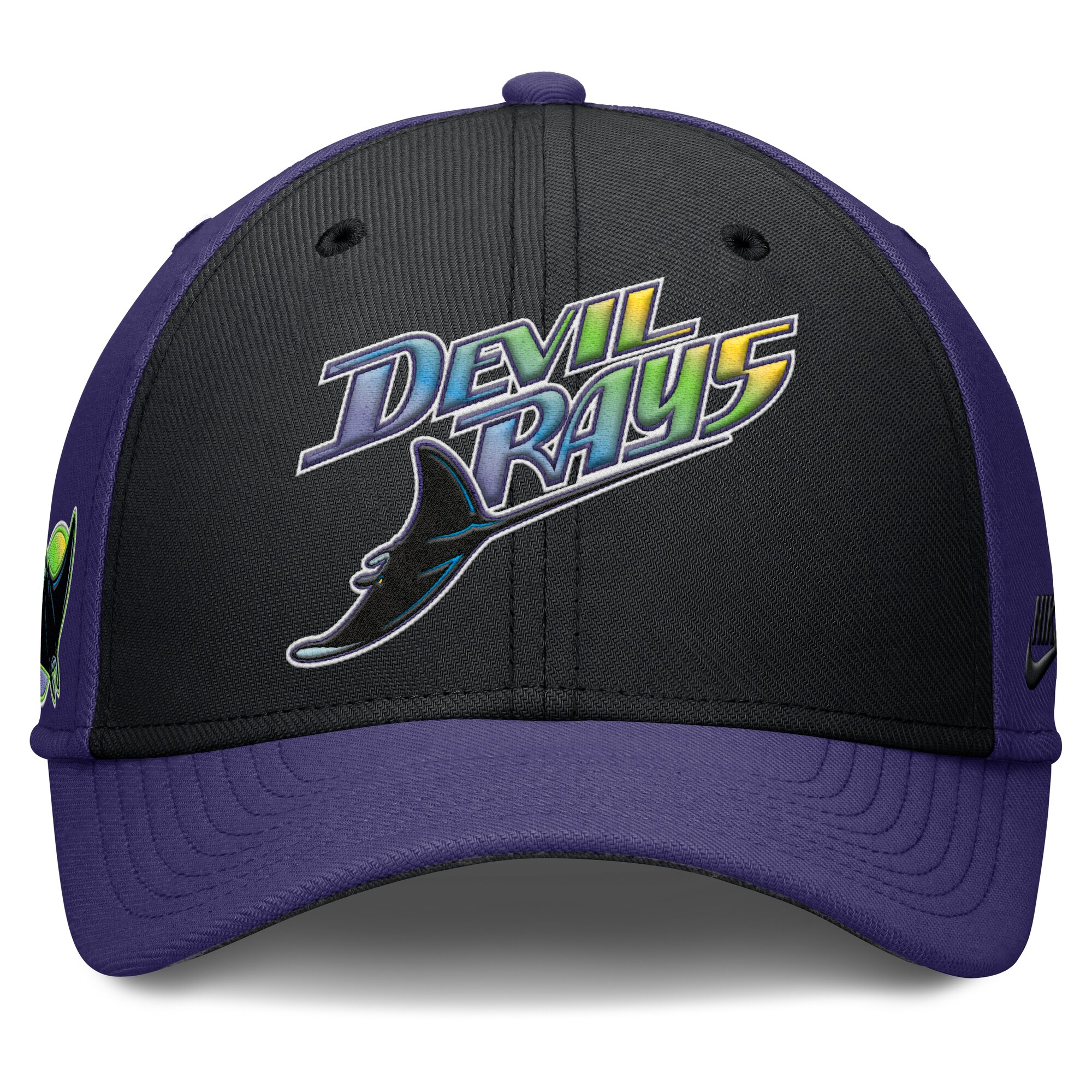 mens tampa bay rays nike purpleblack rise swoosh performance flex hat Collection | Tampa Bay Rays Proshop - Official Rays Jerseys & Caps