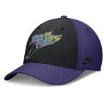 mens tampa bay rays nike purpleblack rise swoosh performance flex hat Collection | Tampa Bay Rays Proshop - Official Rays Jerseys & Caps