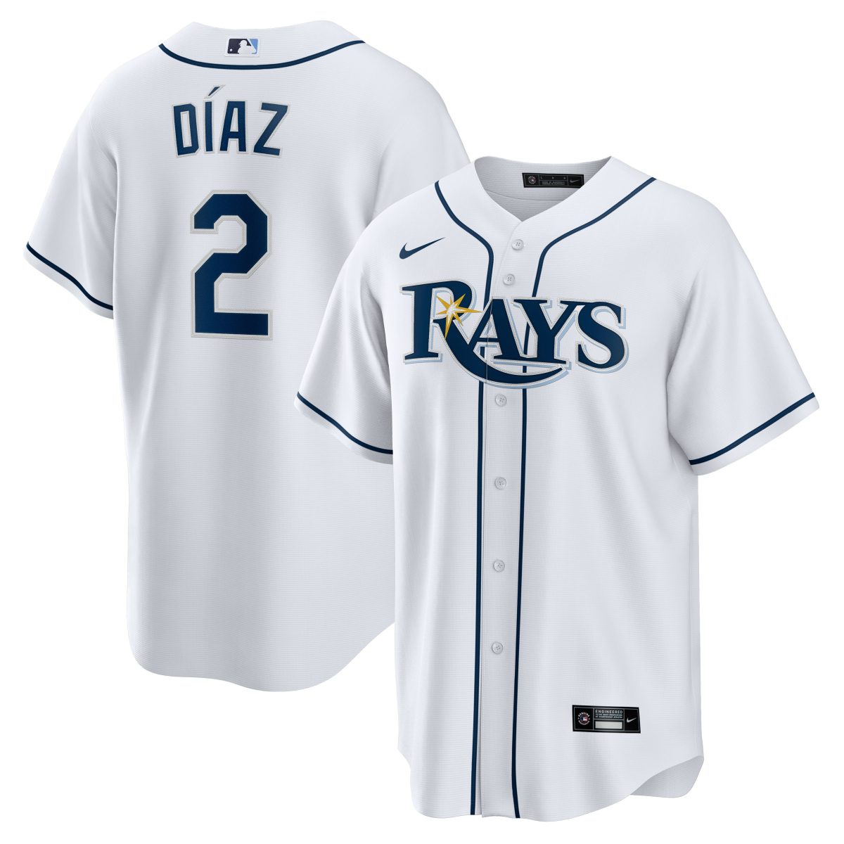 mens tampa bay rays yandy díaz nike white home replica player jersey Collection | Tampa Bay Rays Proshop - Official Rays Jerseys & Caps