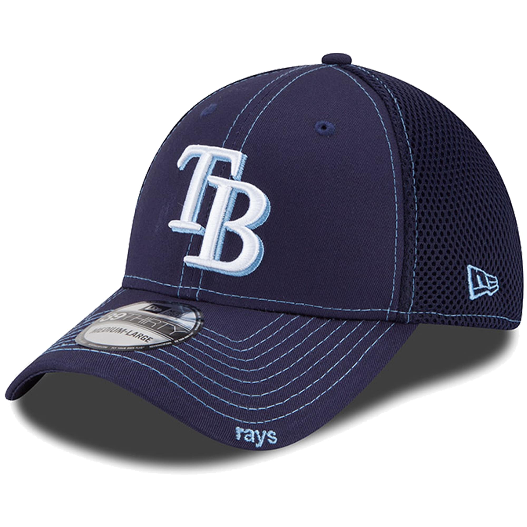 new era tampa bay rays navy blue neo 39thirty stretch fit hat Collection | Tampa Bay Rays Proshop - Official Rays Jerseys & Caps