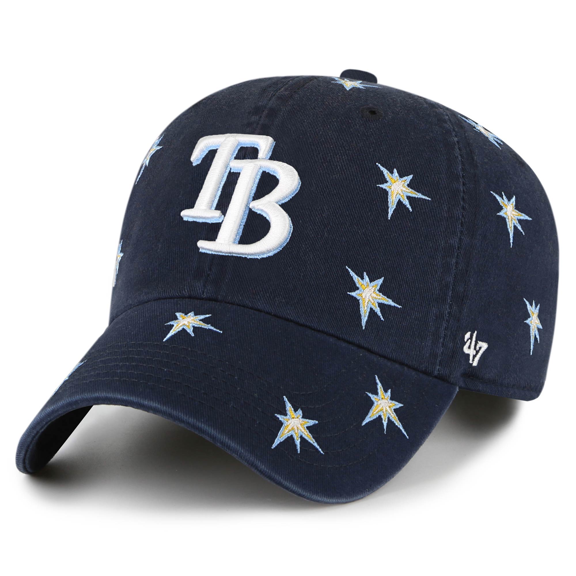 womens tampa bay rays 47 navy confetti clean up adjustable hat Collection | Tampa Bay Rays Proshop - Official Rays Jerseys & Caps