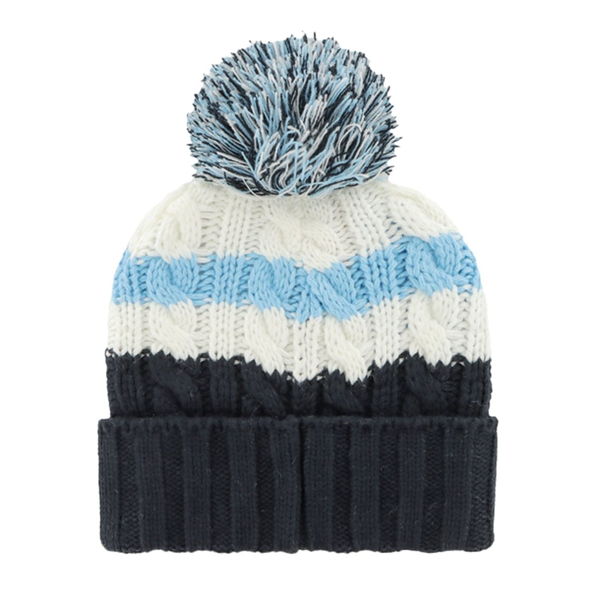 womens tampa bay rays 47 whitenavy ashfield cuffed knit hat with pom Collection | Tampa Bay Rays Proshop - Official Rays Jerseys & Caps
