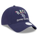 womens tampa bay rays new era navy 2025 spring training floral 9twenty adjustable hat Collection | Tampa Bay Rays Proshop - Official Rays Jerseys & Caps
