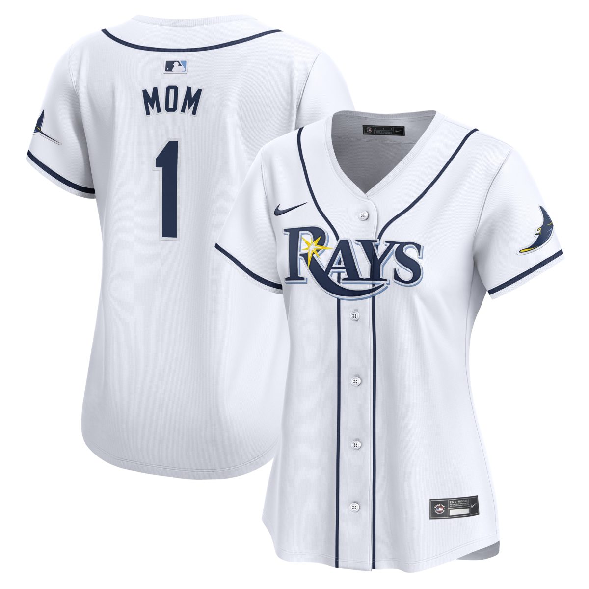 womens tampa bay rays nike white 1 mom home limited jersey Collection | Tampa Bay Rays Proshop - Official Rays Jerseys & Caps