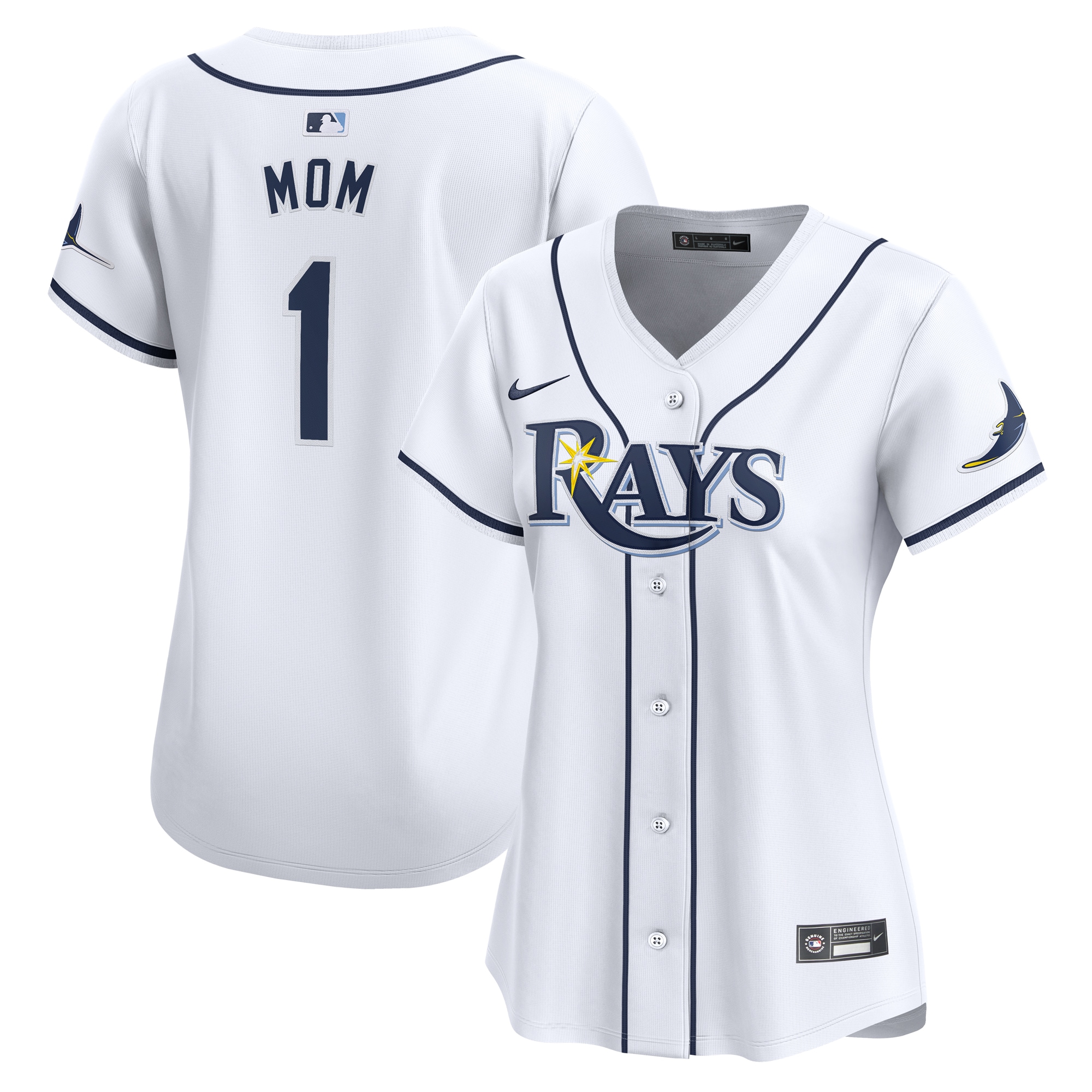 womens tampa bay rays nike white 1 mom home limited jersey Collection | Tampa Bay Rays Proshop - Official Rays Jerseys & Caps